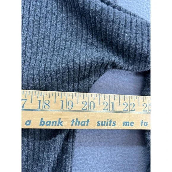 A Pea In The Pod Sweater Womens Small Gray Cowl Neck Nursing Ribbed Tunic Top - Picture 6 of 11